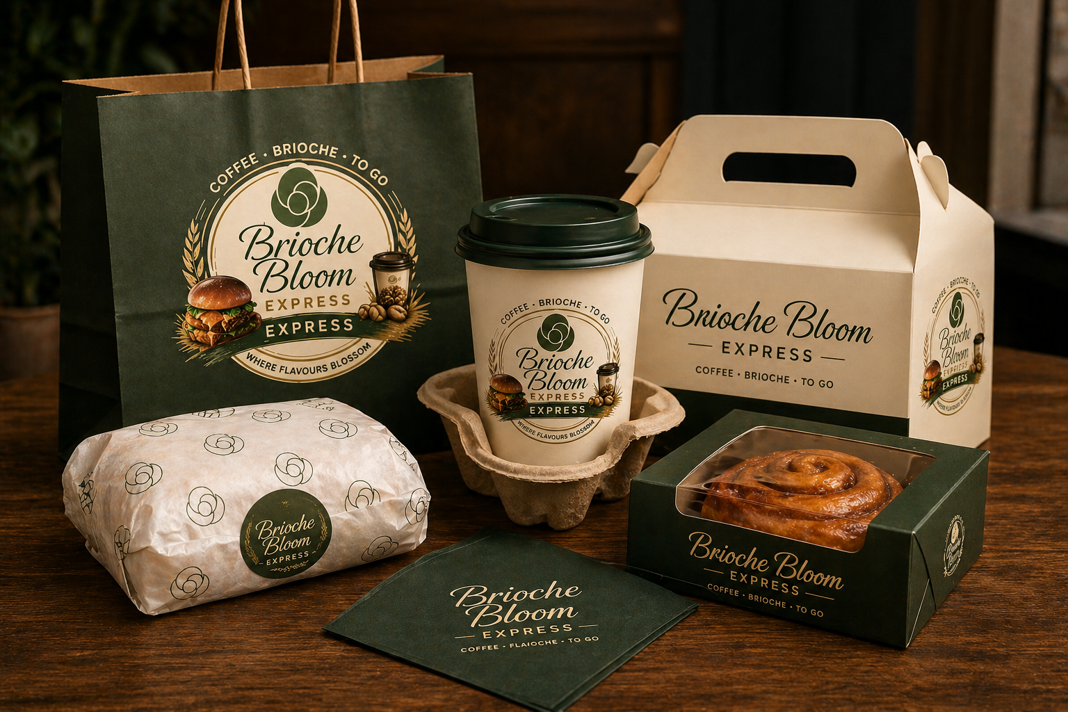 Brioche Bloom Express packaging